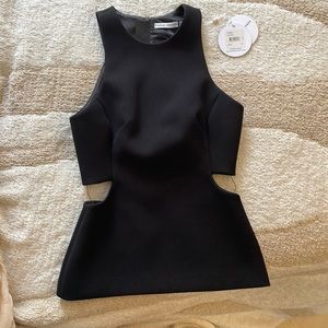 Finders Keepers Black Cutout Top Size XS- NWT